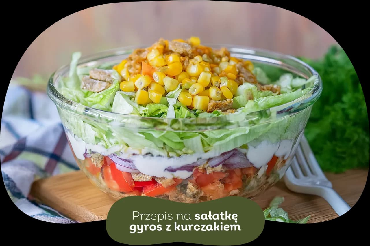 Sałatka gyros co po kolei – idealny przepis na pyszną sałatkę